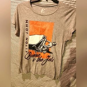 JUNIORS tee-Elton John-Size L